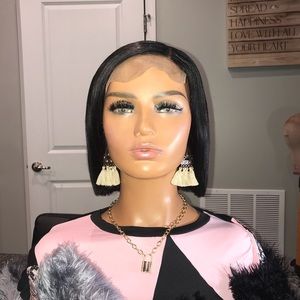 Brazilian Human Hair Wig -Blunt Bob